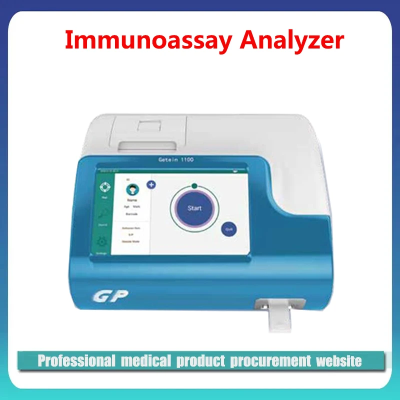 

Getein 1100 POCT immunassay analyzer hba1c/ cTnI/PSA/CRP/PCT/TSh Quantitative Immunofluorescence Analyzer