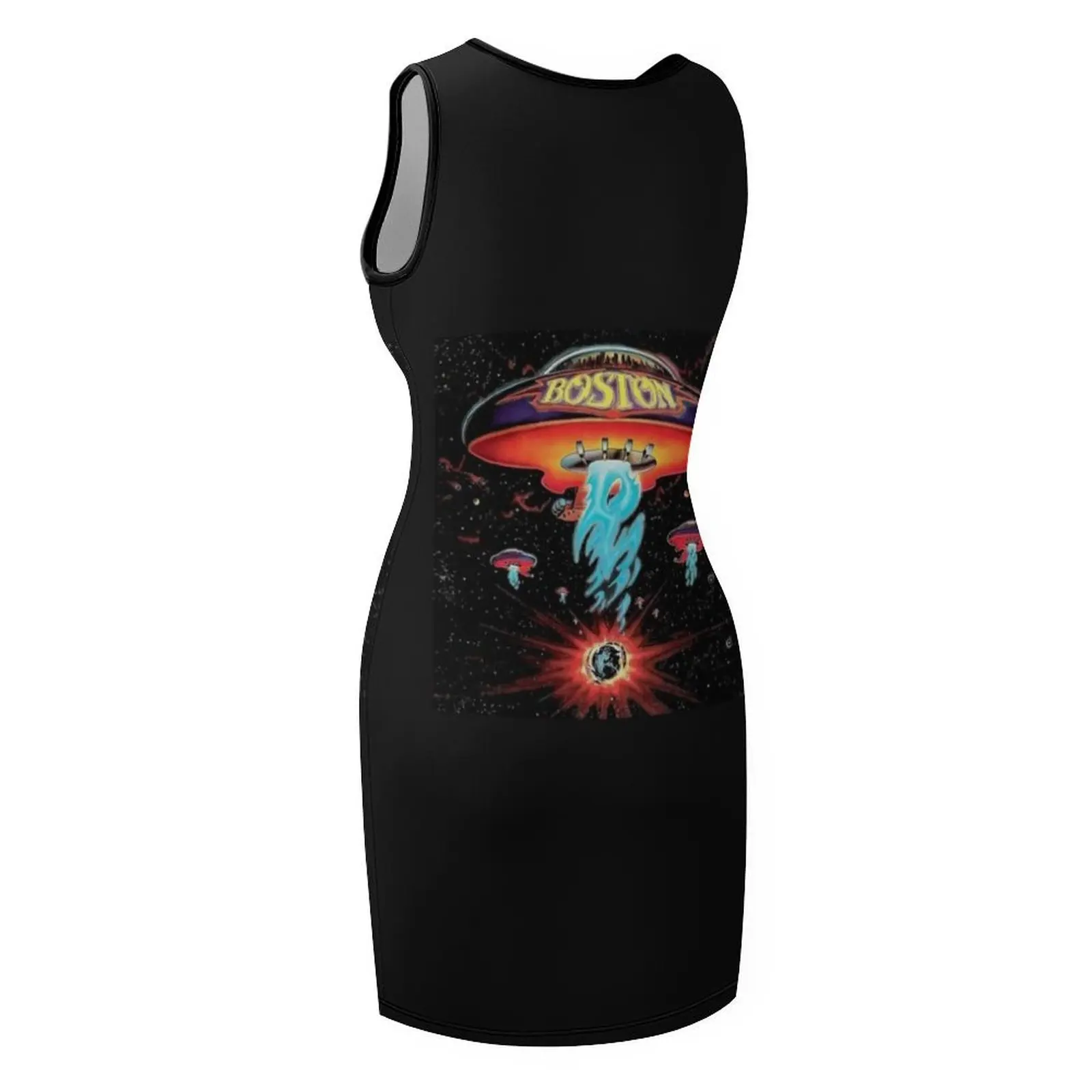 La mejor camiseta clásica Boston, vestido veraniego sin mangas, vestidos elegantes para mujer, vestidos en oferta para fiesta de graduación