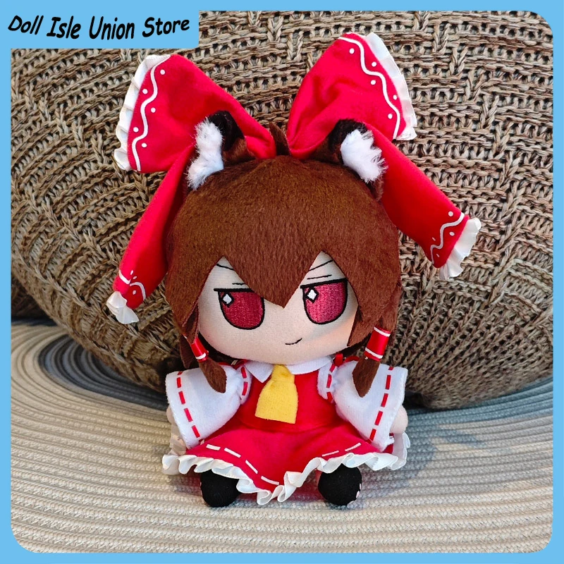 

Hakurei Reimu Cat Witch Sitting Dolls TouHou Project 16CM Fumo Cotton Doll Cute Plush Stuffed Toy Cosplay Anime Plushie