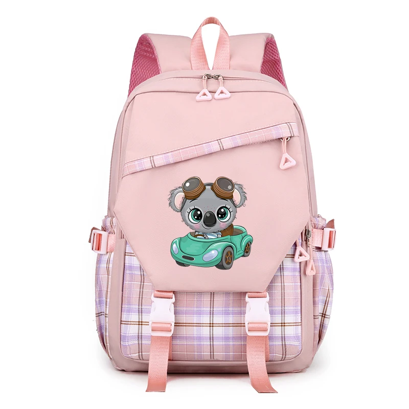 

Koala Funny Cartoon School Backpack for Girls Kawaii Cute School Bag Waterproof Bookbag Teens Student Travel School Shoulder Bag