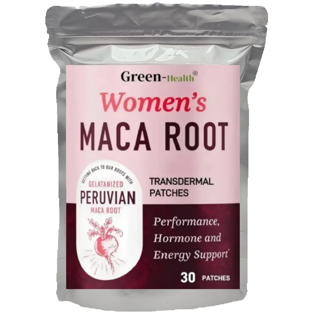 Maca-wortel transdermale pleisters voor vrouwen, ondersteunen energie, hormoonbalans, menstruatie, 30 pleisters