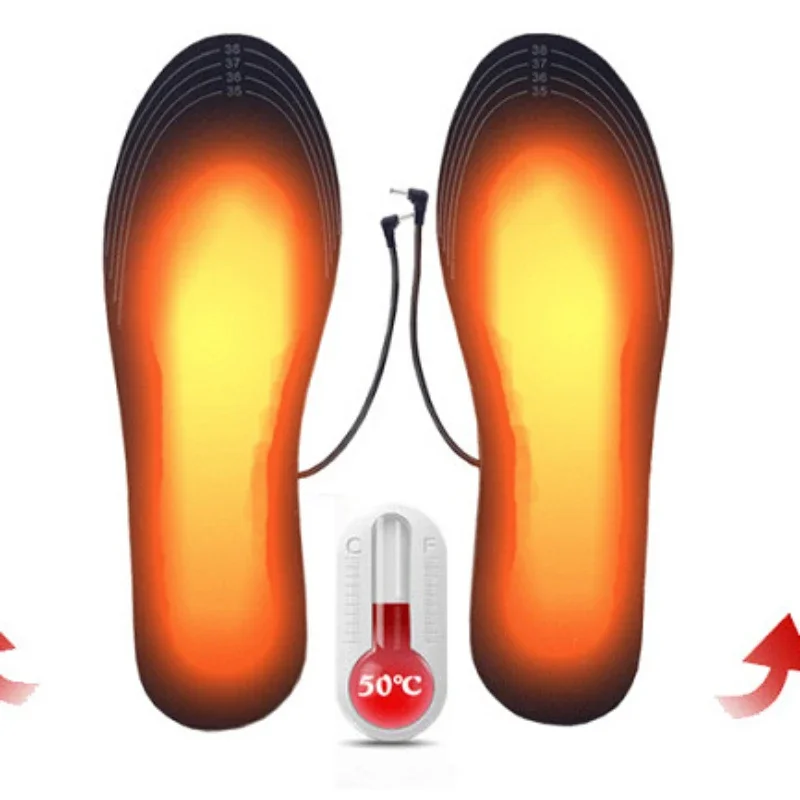 

Electric USB Heated Shoe Insoles Foot Warming Pad Feet Warmer Sock Pad Mat Warm Winter Outdoor Sports Heating Insole Winter