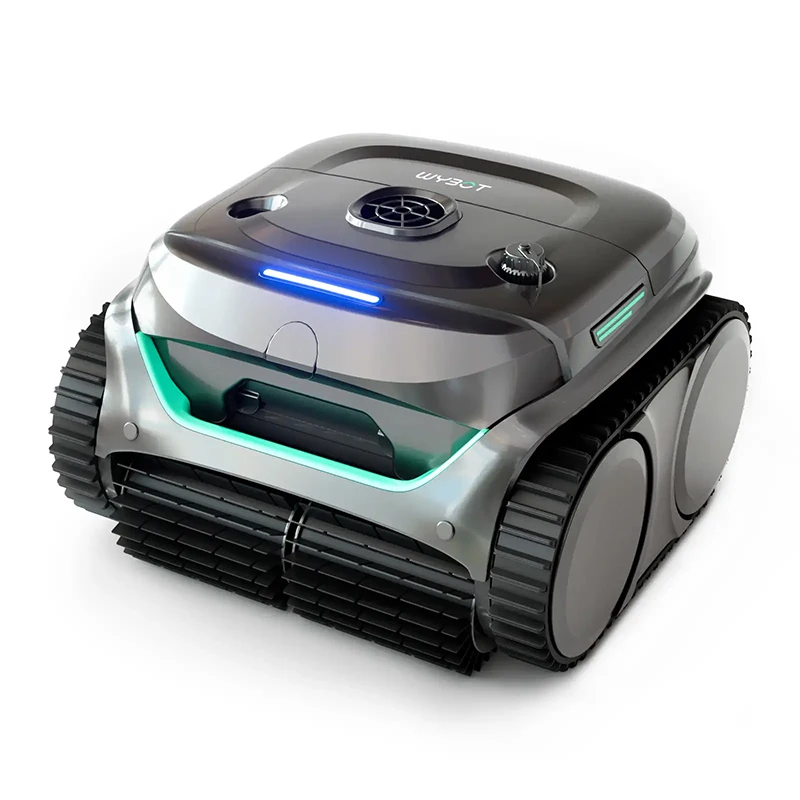 

Wireless Robot Swimming Rool Cleaner C2 Wash Waterline Wall Floor Dual-layer Filtration Running Time 180mins App Control