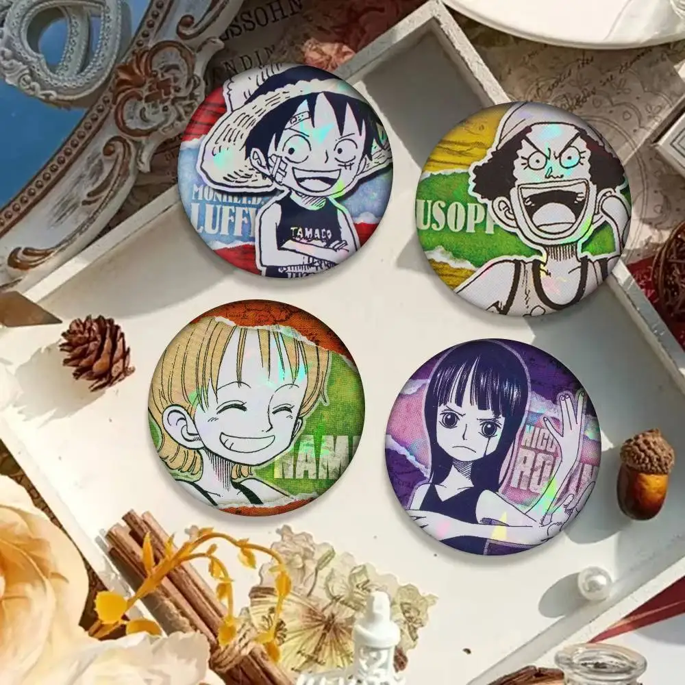 One Piece Anime Pins Luffy    Handmade Brooch Cartoon Cosplay Badge On Backpack Jewelry Accessories Gifts