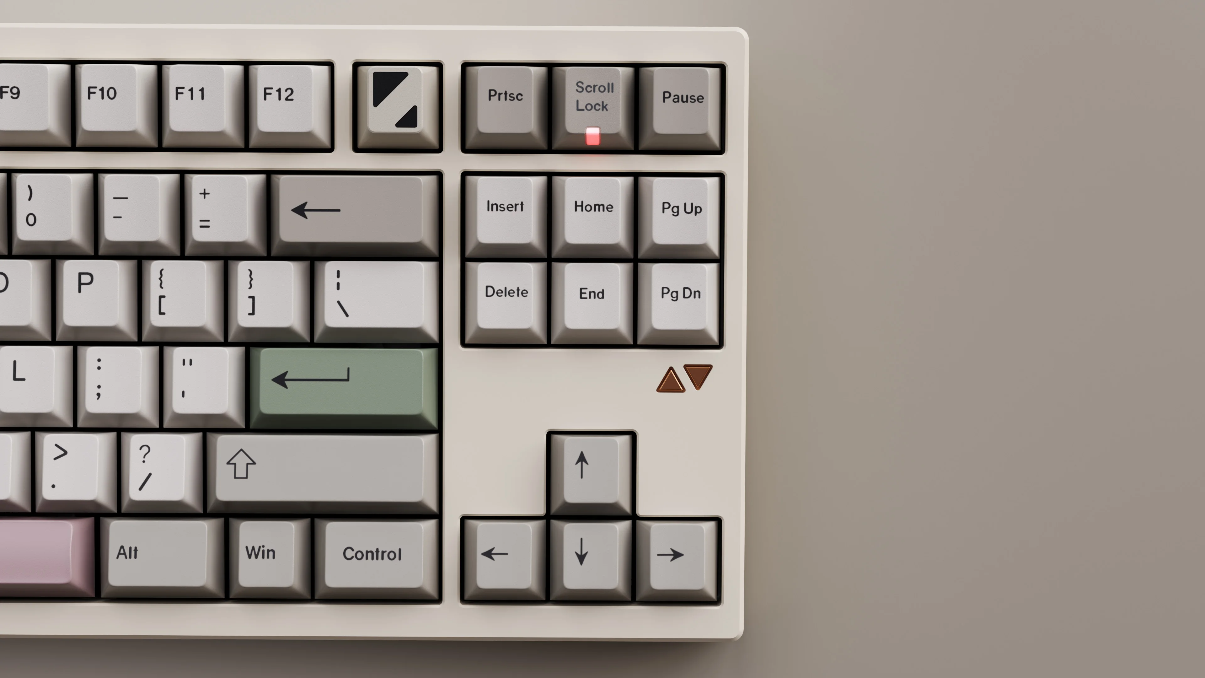 Originale LUMINKEY 80 accessori 9009 Caps Lock Light Indicator badge per tastiera