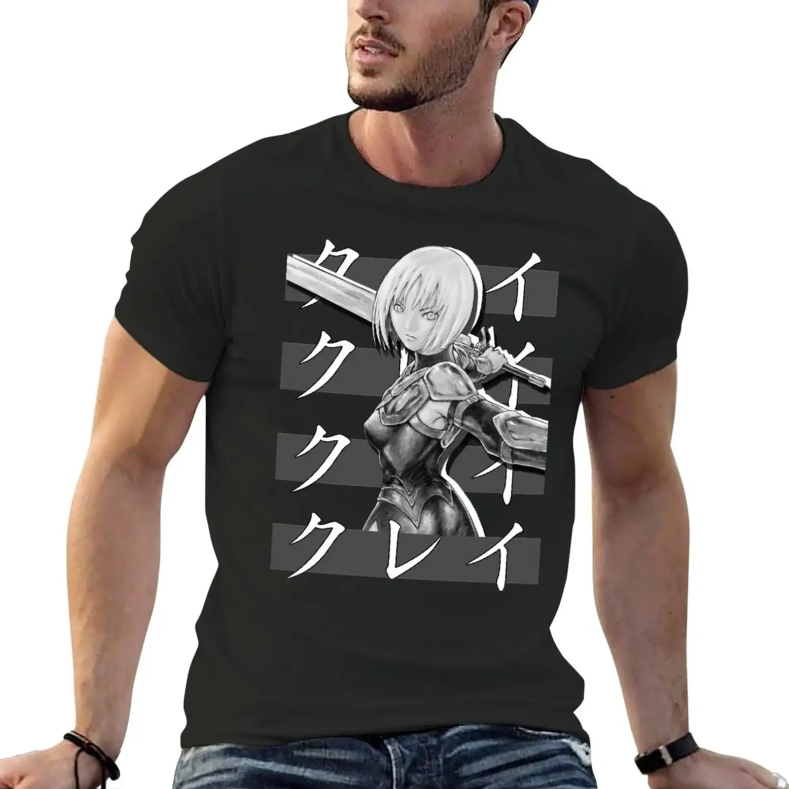 New Miria - Claymore Manga Essential T-Shirt boys t shirts t shirt man t shirts for men cotton