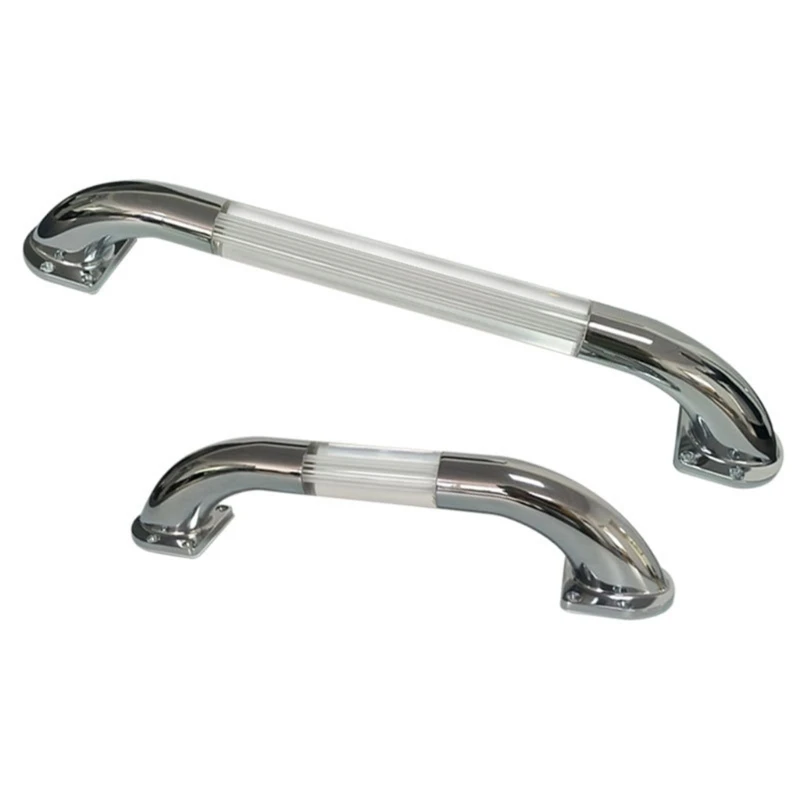 

13'' 18'' Zinc Alloy Handrail Boat Marine Grab Handle Luminous Handrail for RV