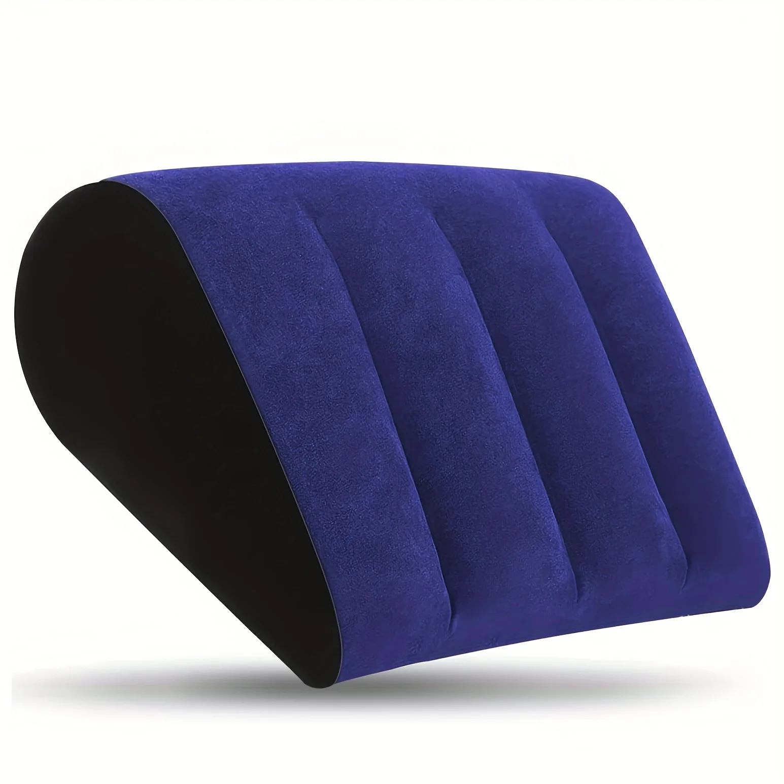 Aufblasbares Keilkissen für Reisen, leichtes Lenden- und Beinstützkissen, Yoga-Haltungskissen, Körperpositionierer, Campingkissen