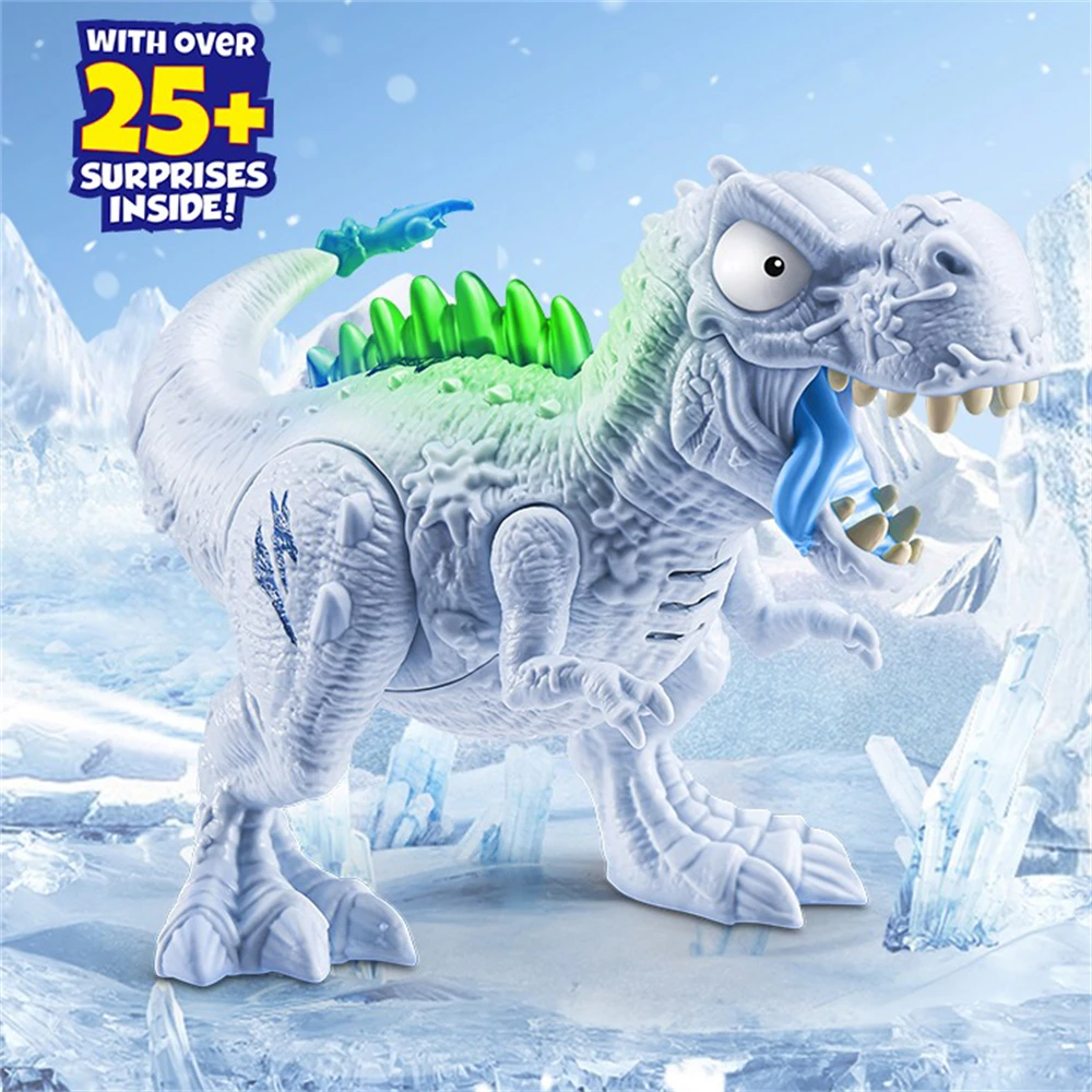 ZURU Smashers Glacier dinosaure évasion garçon assembler dinosaure jouet Surprise déballage cadeau d'anniversaire tyrannosaure Rex ptérosaure