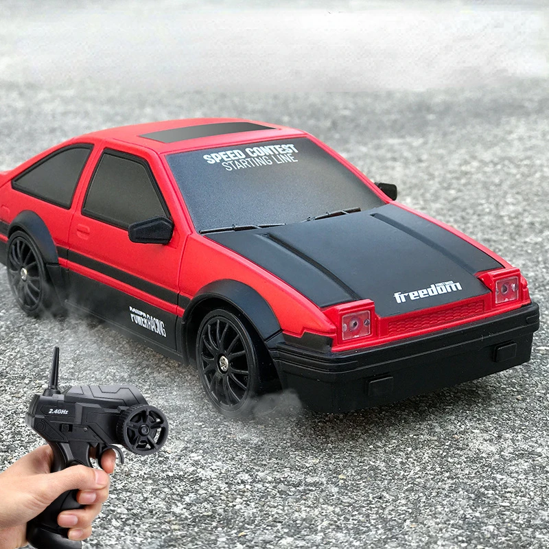 New AE86 Rc Drift Car 1:16 Professional Drift Competition Veicle  Parent-child Toys Birthhday Gifts GTR Children's Toys