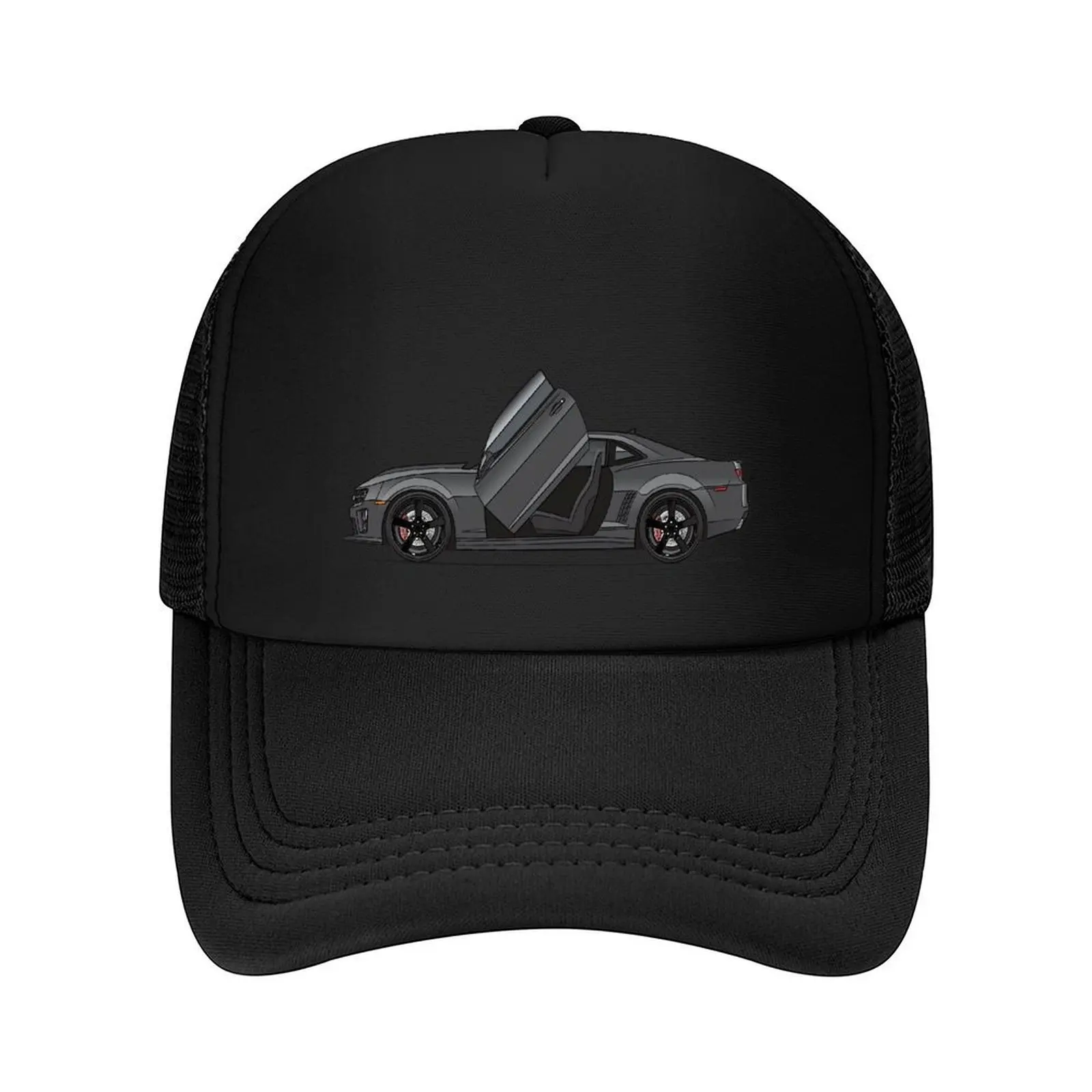 

Camaro doors up Baseball Cap black Rave Visor Beach Bag Trucker Hats For Men Women's