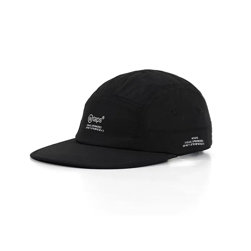 WTAPS Men's Embroidered Baseball Cap Cotton Curved Brim Sun Protection Outdoor Hiking Camping Casual Streetwear Hat