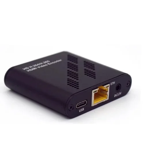 Fabryka Digicast Single HD do IP 1080P H.265 SRT HLS Przenośny Mini Enkoder do Transmisji Wideo na Żywo