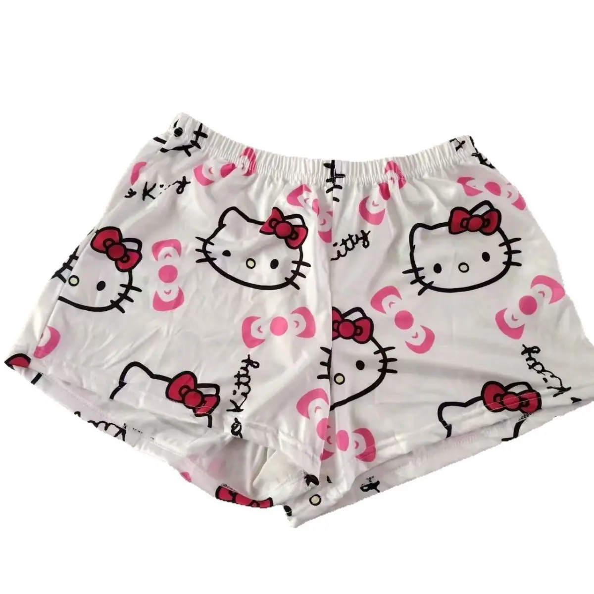 Cute Hello Kitty Y2k Girls Pajama Shorts Cartoon Anime Kt Cat Women Pajamas Pants Short Soft Clothes Bottoms Swimming Trunks - view 4