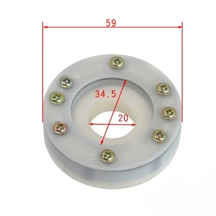LS6-CK6132 CK6150 6-Station Turret Signal Disk 15T Tool Post Position Sensor Hall Effect Transmitter