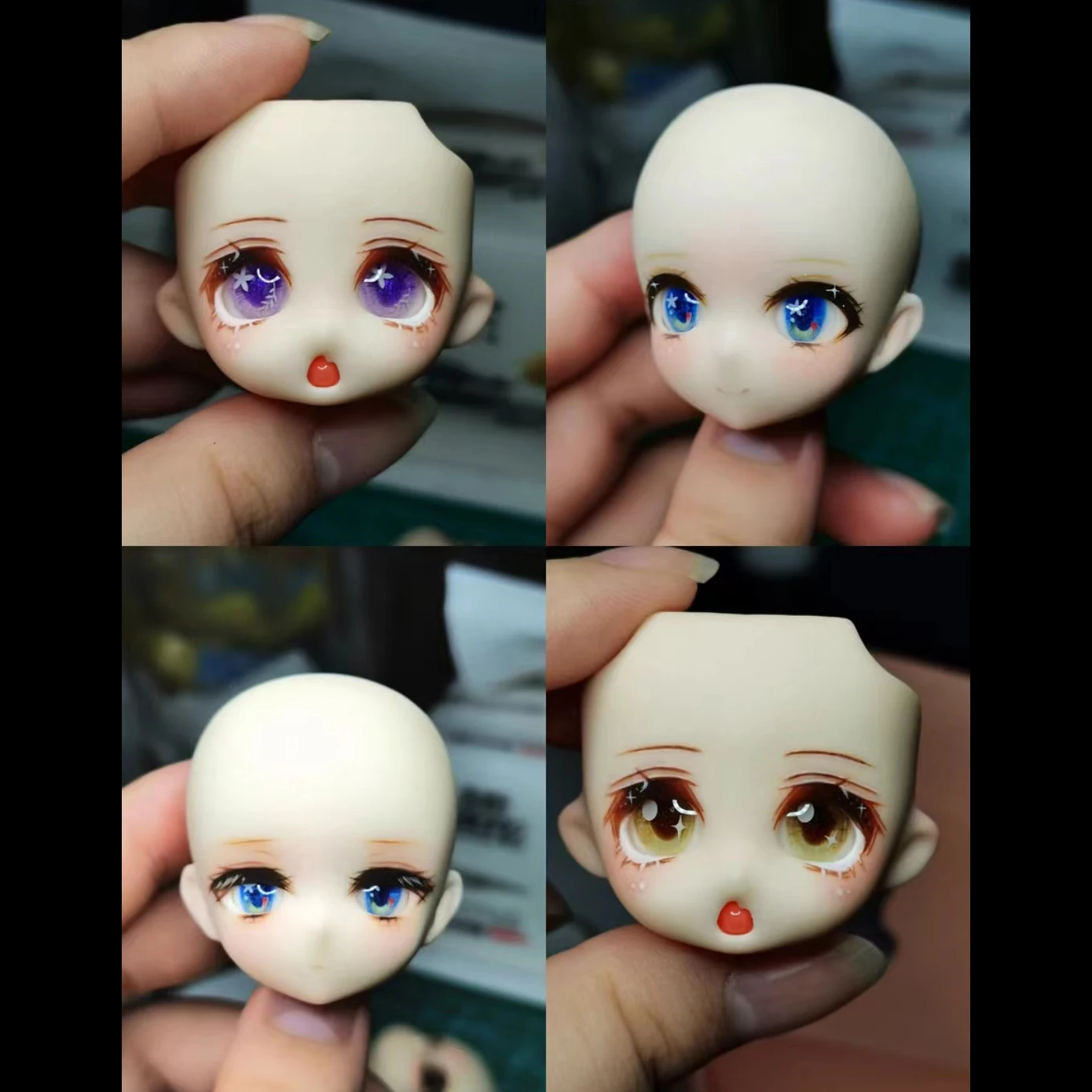 Anime Doll Eyes Resin 8/10/12/14/16/18/20/22/24mm Handmade Doll Accessories Eyeball For 1/3 1/4 1/6 OB11 BJD Doll Plaster Eyes