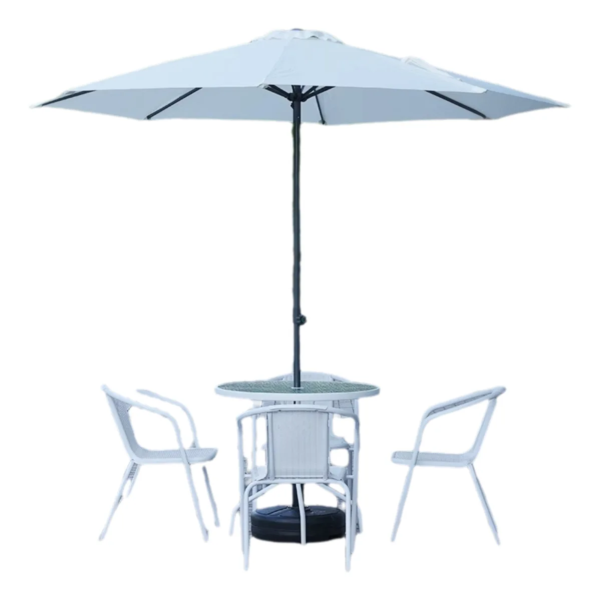 Outdoor parasol outdoor big sun umbrella leisure camping Internet celebrity middle column umbrella balcony courtyard umbrella 、