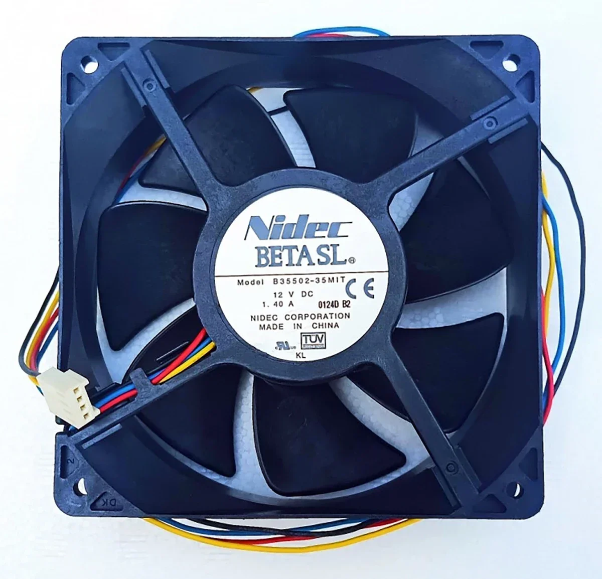 

B35502-35MIT 12V 1.4A 12038 doble bola 4 cables Control temperatura Control velocidad ventilador refrigeración violento