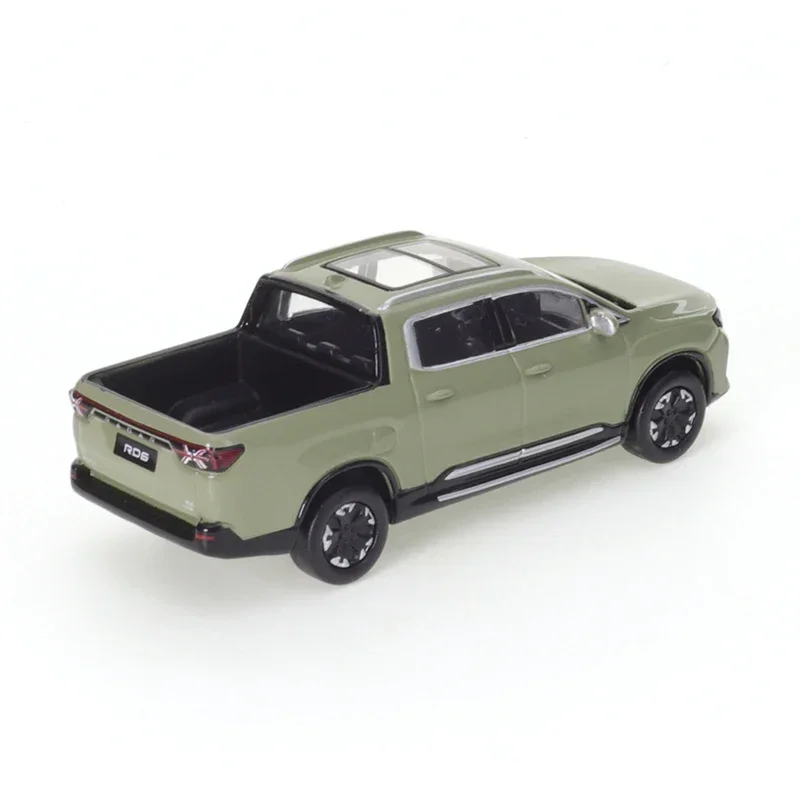 XCARTOYS Alloy Car Model Toy 1/64 Radar RD6 Pickup Truck - Morning Mist Green Friends Collect Ornaments Toy Boy Christmas Gift