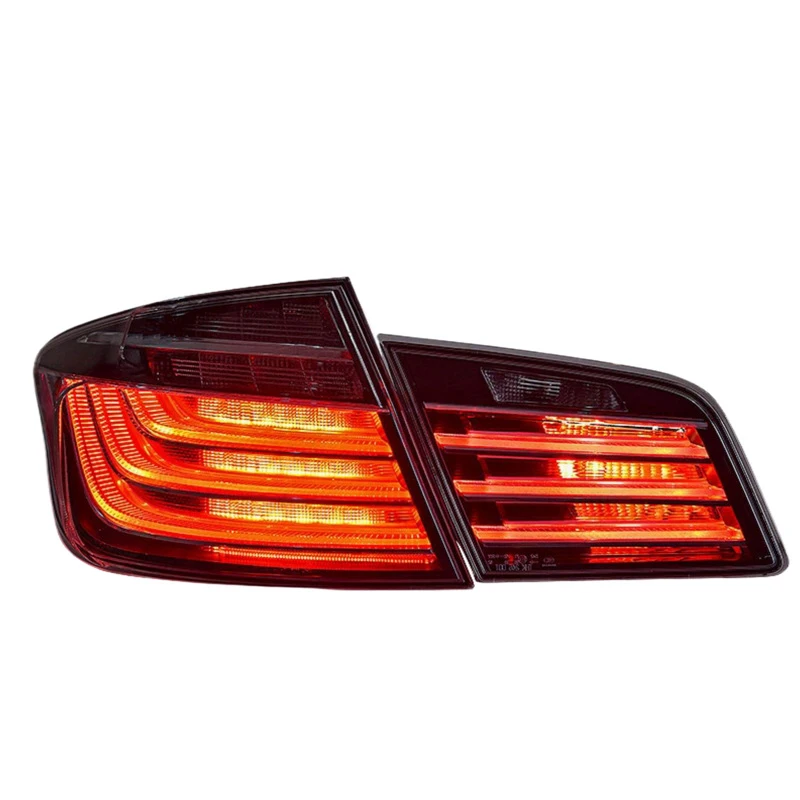 F10 F18 Chassis Smoked LED Tail Light, 2011-2017 Rear Lamp Modified Assembly Kit
