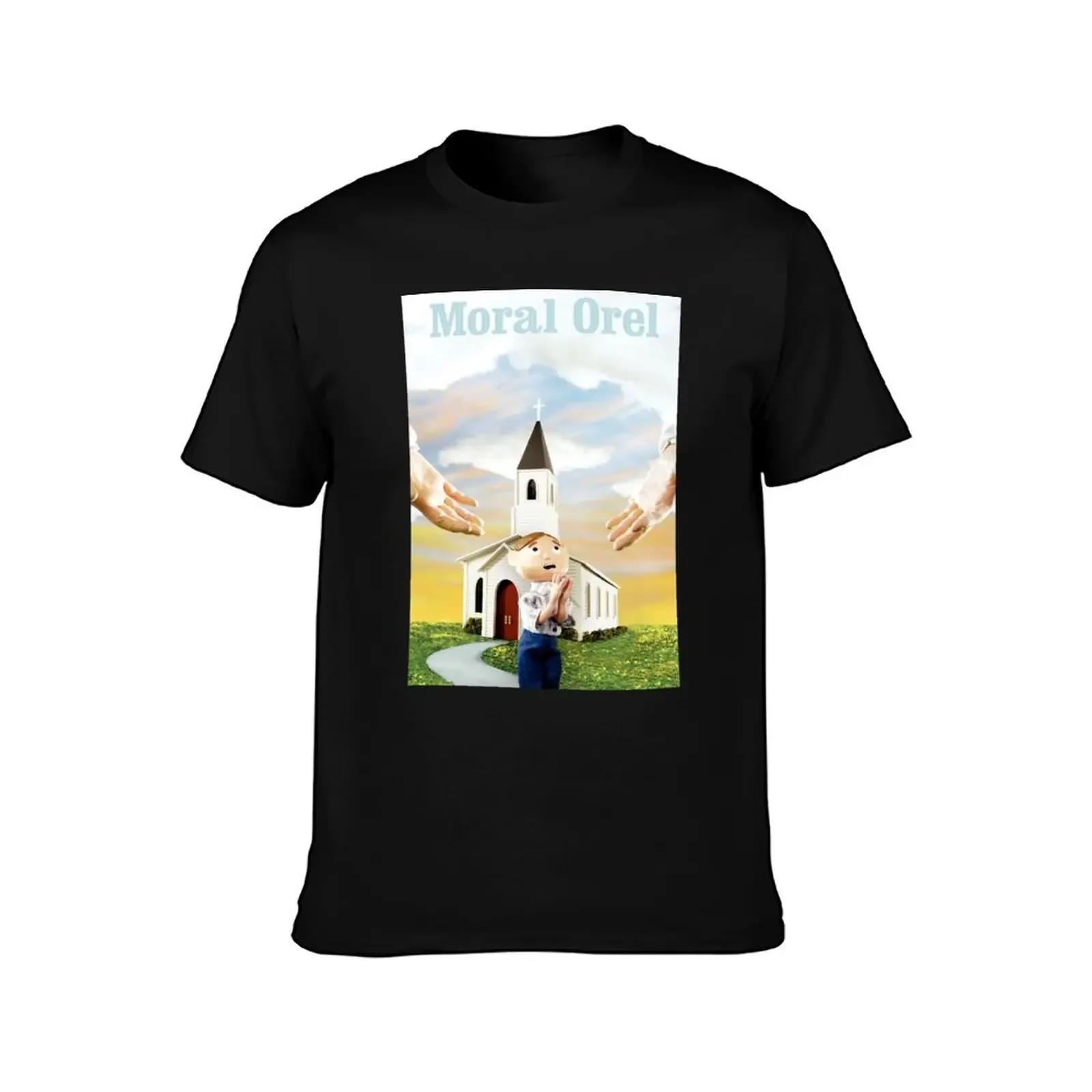 Moral orel T-Shirt anime clothes cotton graphic tees kawaii clothes blacks T-shirt men