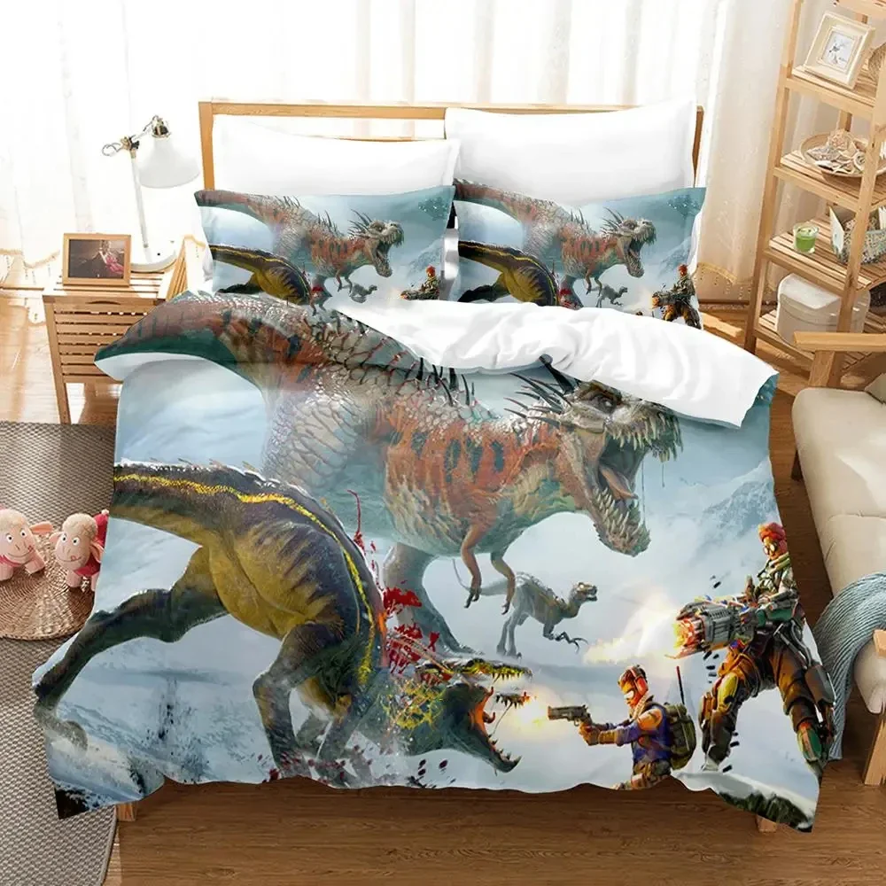 Game Second Extinction Bedding Set Duvet Cover Bed Set Quilt Cover Pillowcase Comforter king Queen Size Boys Adult Bedding Set