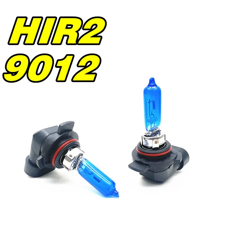 

2pcs 9012 12V55W Super White Halogen Lights 100W Car Headlights Quartz HIR2 PX22d Headlight Lamps Bulbs Wholesale