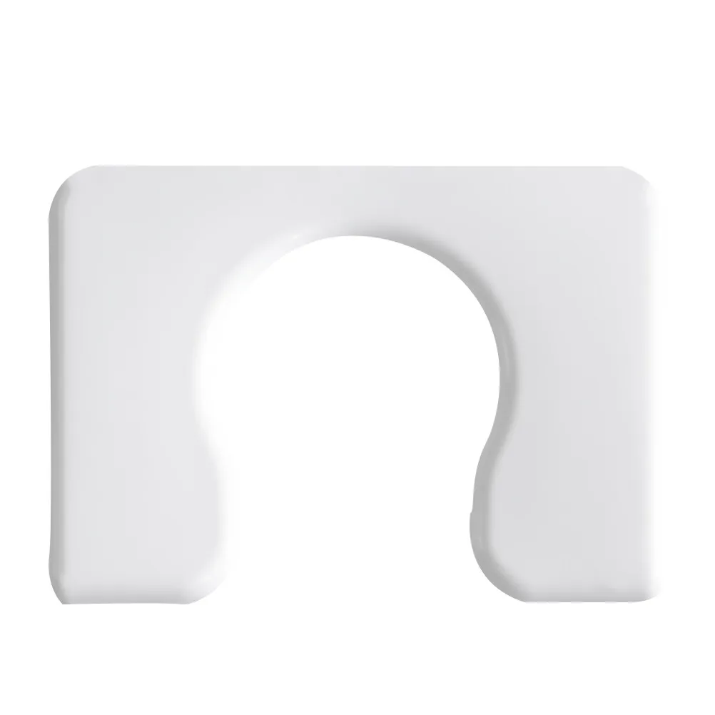 

White Thickened Toilet Chair for Adults Stable Non-Slip Design Heavy Duty Bathroom Stool Supports Natural Squatting Posture