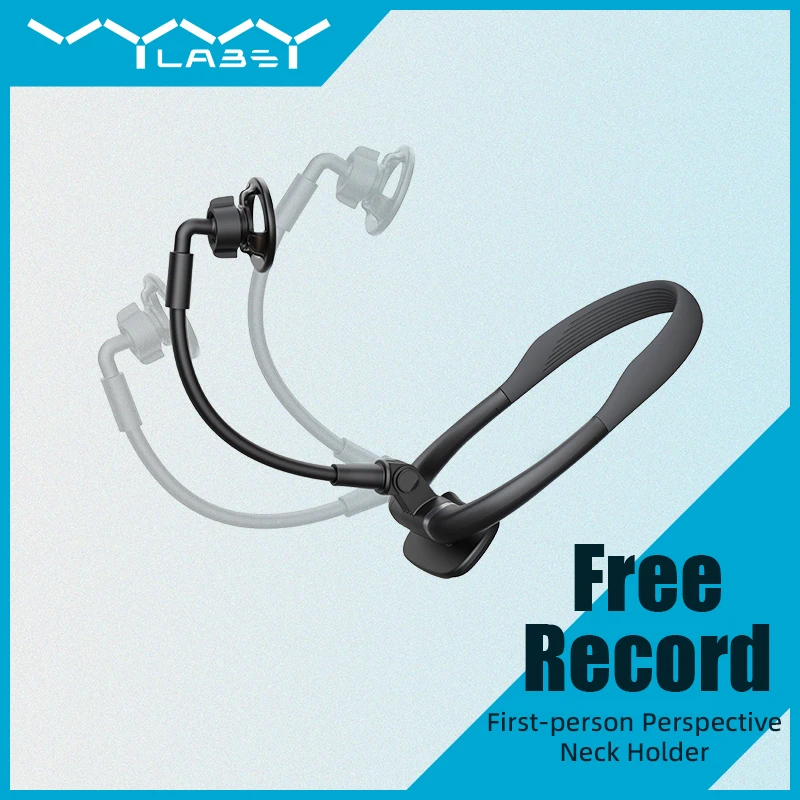 

VYVYLABS Phone Holder 360° Rotation Mount Adjustable Strap Neck Hands-Free For Cooking First-person Perspective Neck Holder