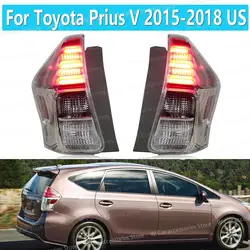 Car Rear Tail Light For Toyota Prius V US 2015 2016 2017 2018 Rear Turn Signal Light Stop Brake Parking Lamp Driving Light
