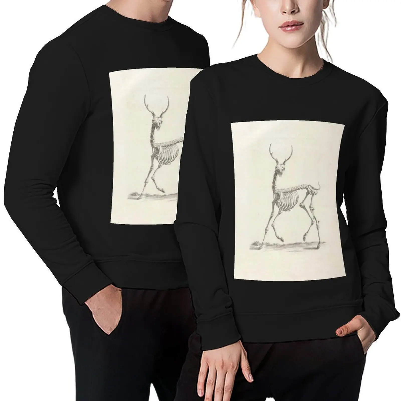 

Deer Skeleton Pullover mens clothing men wear clothes for men autumn new products hoody