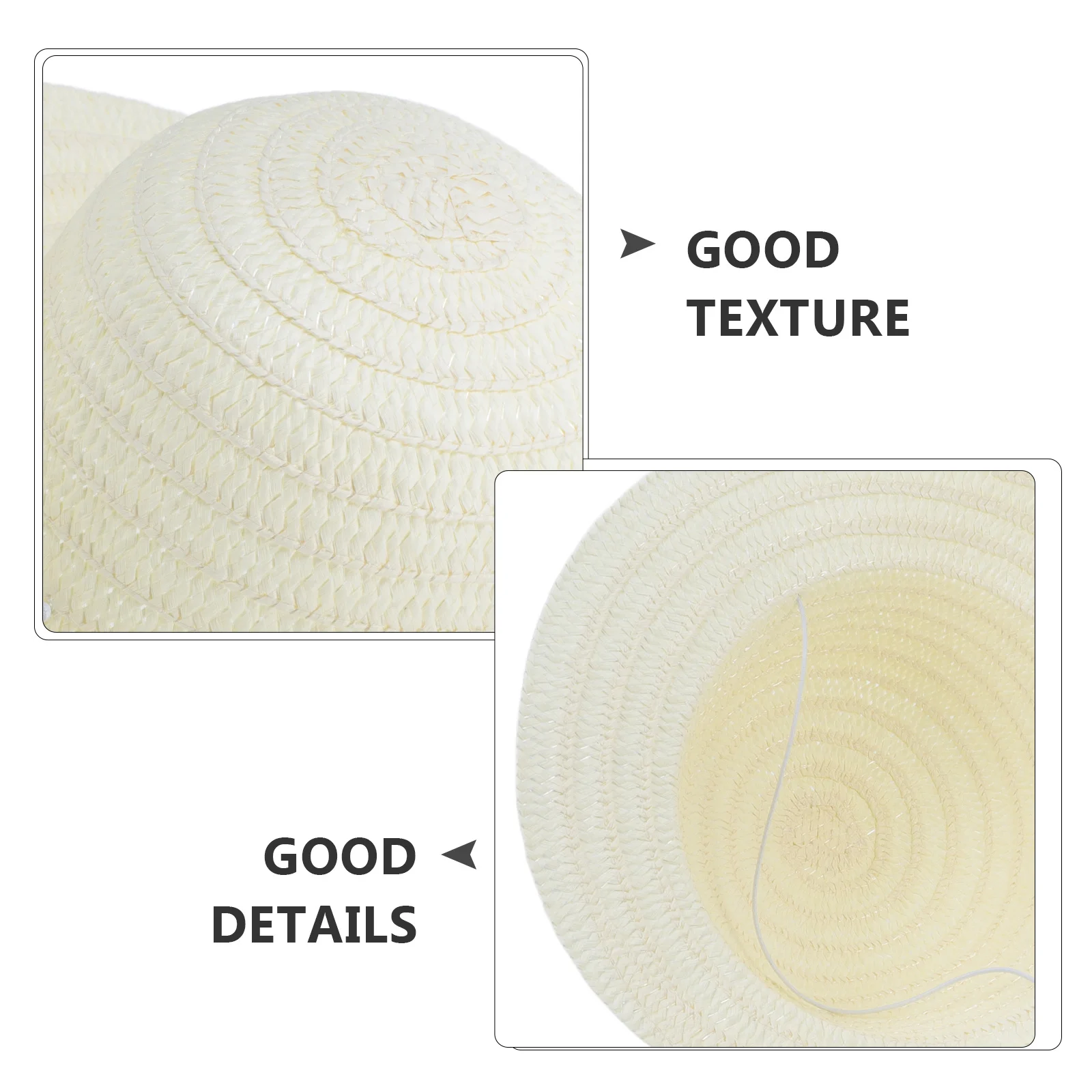 3 pçs mini chapéu de palha artesanal tecido decorativo prop para diy artesanato pintura decoração para casa micro paisagem ornamento acessório