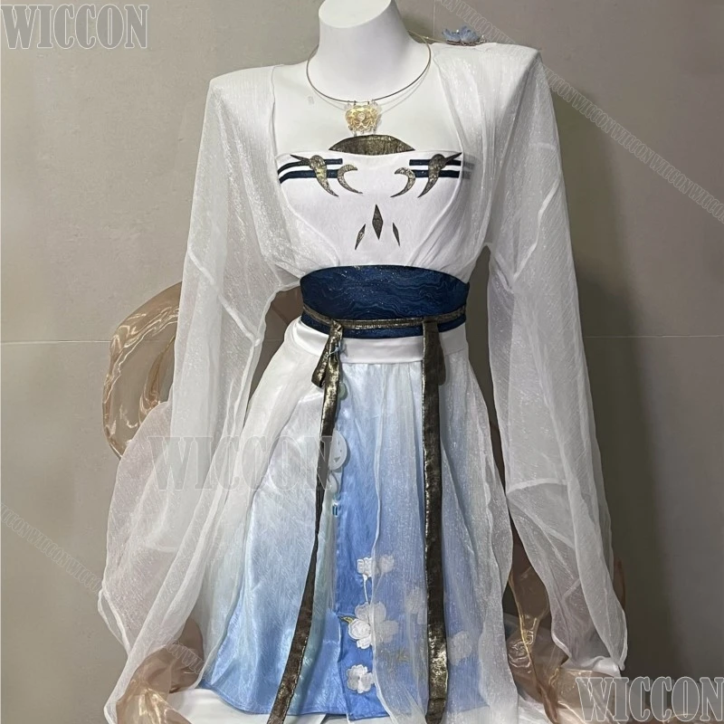 ‌‌‌Wuthering Waves IUNO Moon Collaboration Cosplay Anime MidAutumn Festival Wig Party Uniform Halloween Cos Comic Con Outfit
