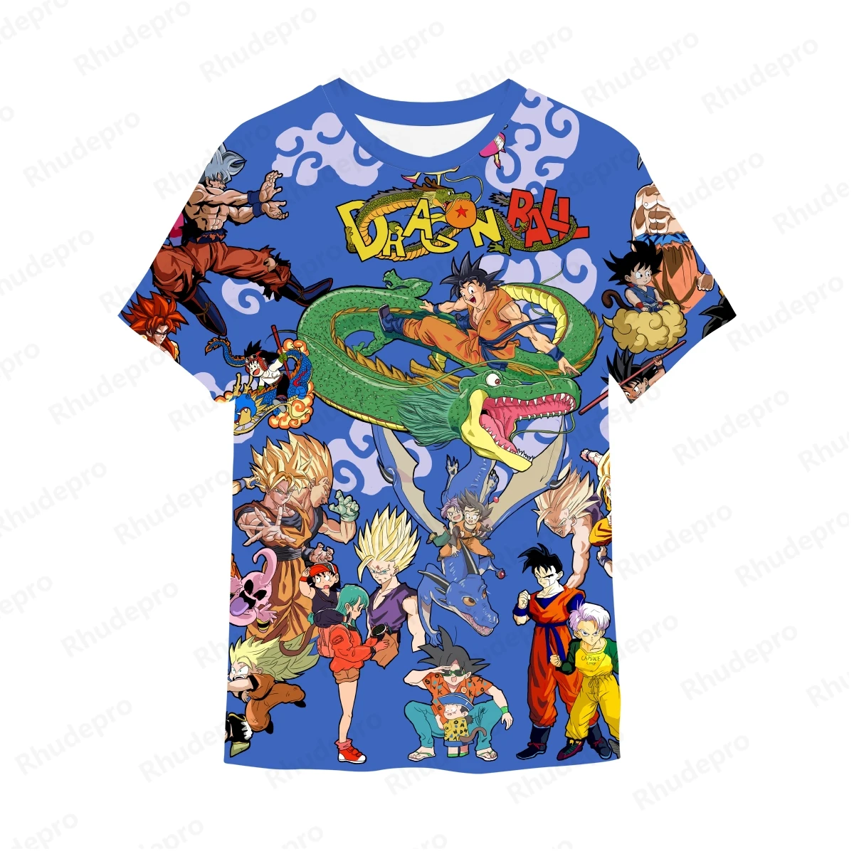 

Men Clothing Short Sleeve Dragon Ball Shirt Oversized Men's T-shirt Streetwear T Shirt New Tops Hip Hop Goku Fashion Vegeta