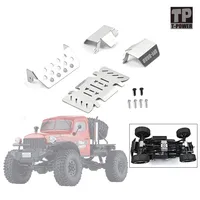 T-POWER Parts Metal Chassis Armor for ATLAS 1/10 RC Model Car Crawler Buggy Modification Accessories