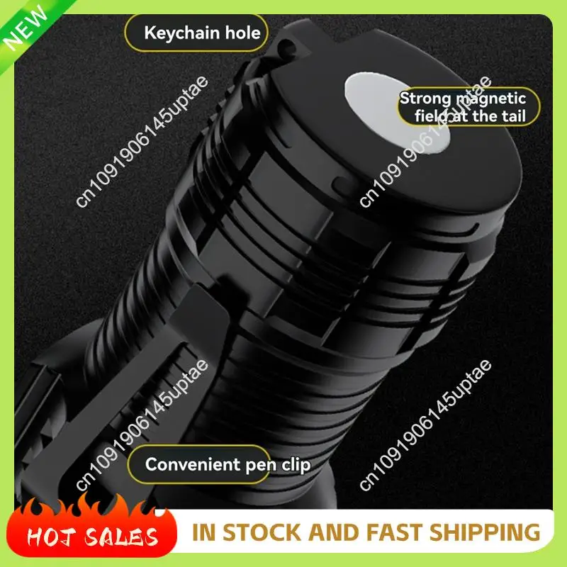 N88R Mini LED Flashlight 14500 Rechargeable Flashlight Keychain Emergency Torch Led Light With Magnetic