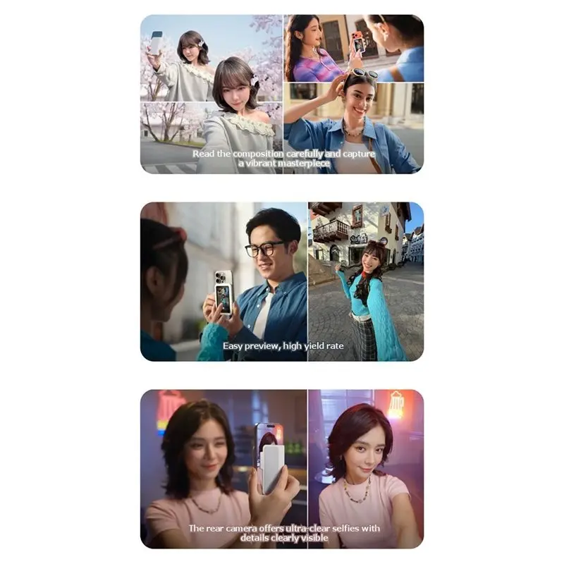 N91R-For Insta360 Snap The Ultimate Selfie Tool For High-Quality Rear-Facing Portraits With Secondary Screen Selfie Phone