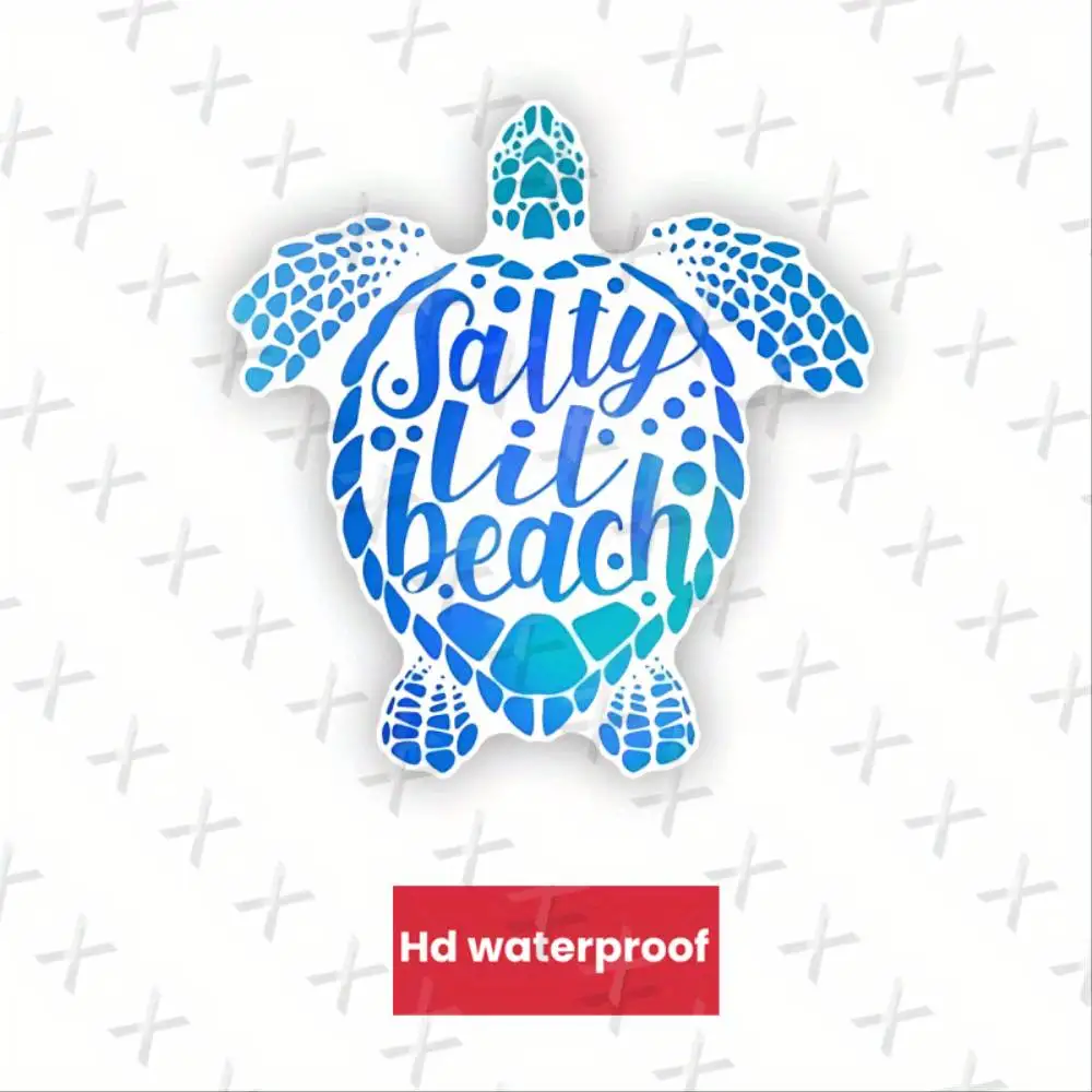 Lil Beach Waterproof Vinyl Sticker Decal For Laptop Car Phone Water Bottle Funny Decor Waterproof Stickers For Decorating Car Wi