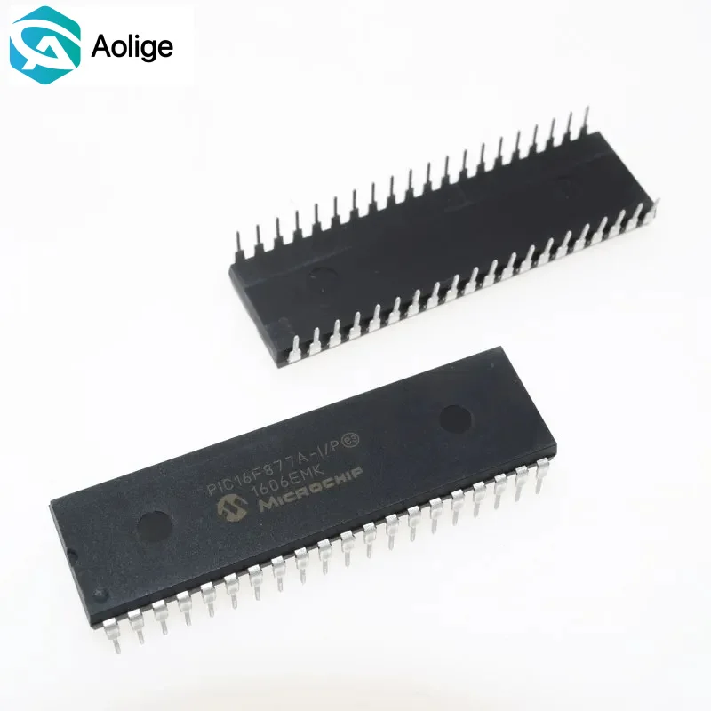 PIC16F877A-I/P PIC16F877A 16F877A DIP40 Microcontroladores Flash mejorados Nuevo Original