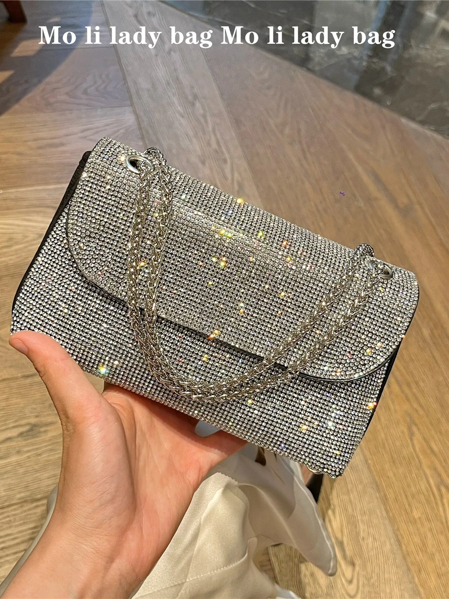 

Модная сумка-конверт с алмазной отделкой, на одно плечо, через плечо, подмышечная, для мобильного телефона, повседневная, из мягкой искусственной кожи