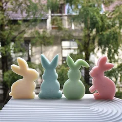 Easter Bunny silicone mold Bunny plaster Aromatherapy candle mold Easter mold