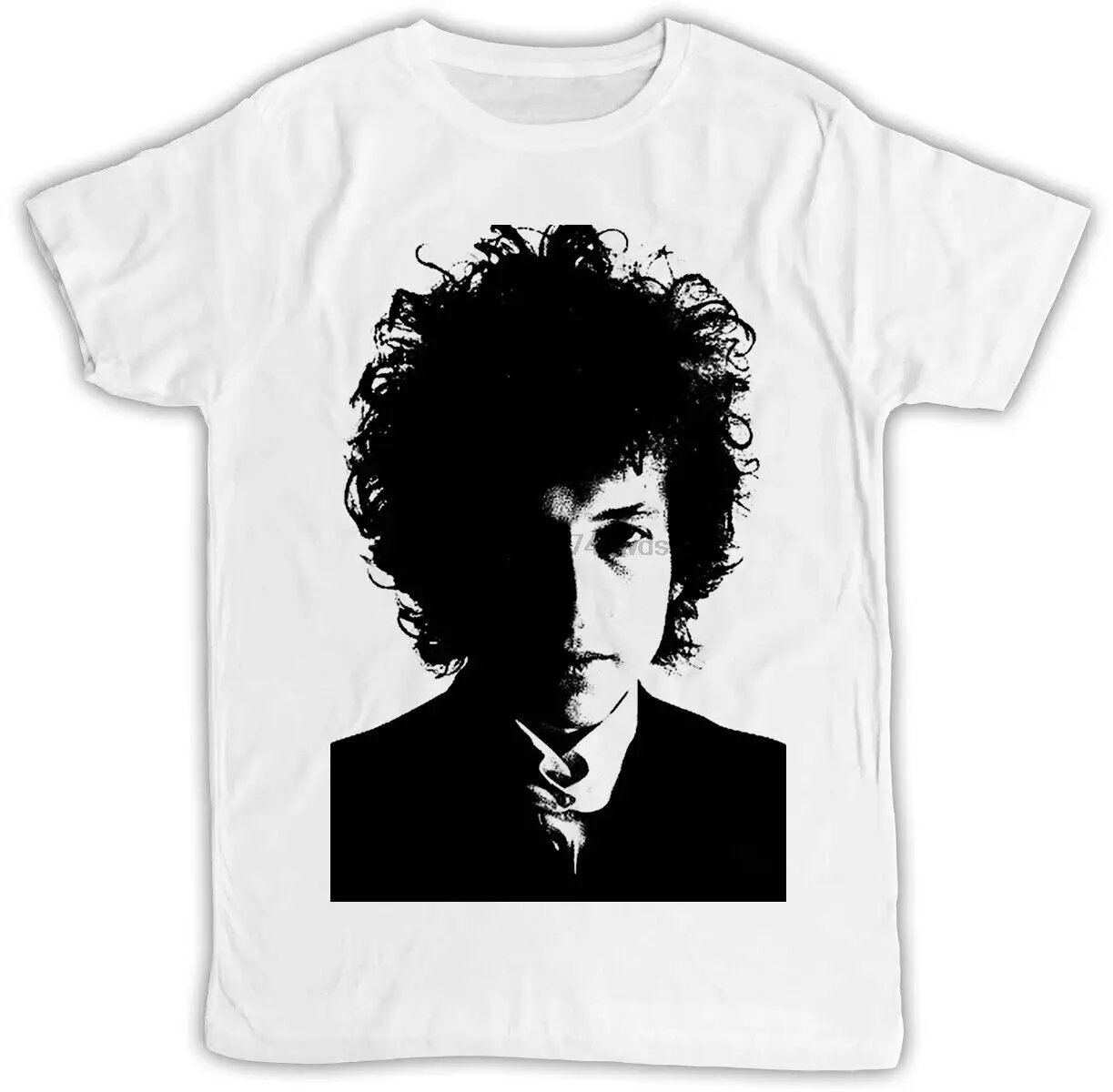 BOB-DYLAN Face T-Shirt Music Vintage Unisex Cotton Size S-3XL