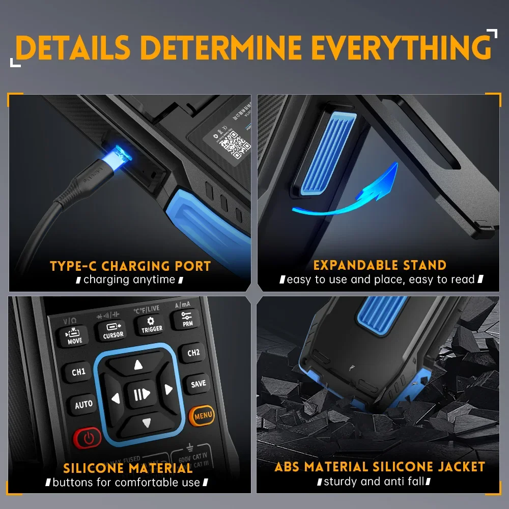 Ferramentas multímetro de osciloscópio FNIRSI 2C23T