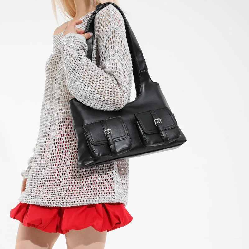 Wysokiej jakości damskie torebki ze skóry PU o dużej pojemności damskie torby na ramię dla kobiet Casual Female Tote Shopping Bag