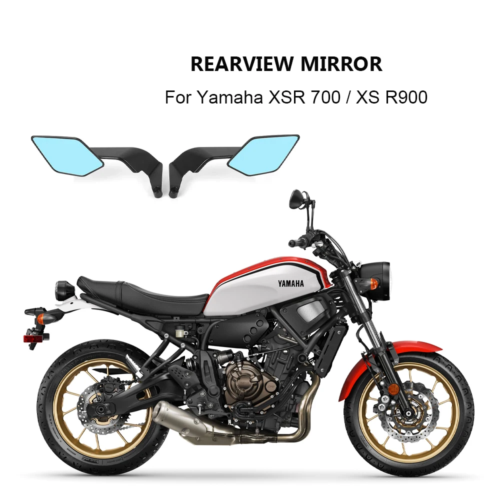 

Motorcycle Side View Mirrors For Yamaha XSR700/XSR900 Rearview Mirrors Pair - Adjustable