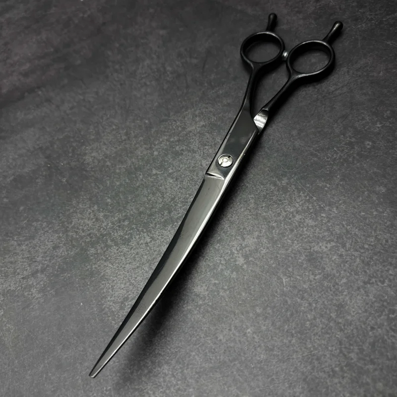 Wingsbro 9 Zoll Professionelle Tierpflegeschere, Tierhaarschere für Hunde, Gebogene Hundepflegeschere – Detail 9
