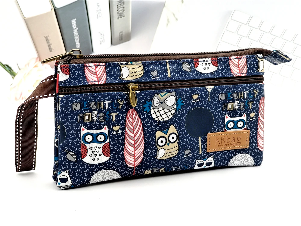 Polyester Wasserdichte Damen Münztasche Damen Organizer Brieftasche Weibliche Telefon Geldbörse Geldbeutel Clutch Handtasche Carteira für Mädchen – Detail 10