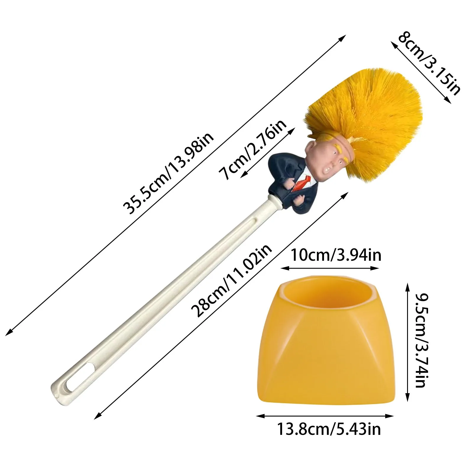 Donald Trump Toilet Supplies Bathroom Cleaning Tools Trump Toilet Brush Funny Gift Home Hotel Bathroom Cleaning Accessories