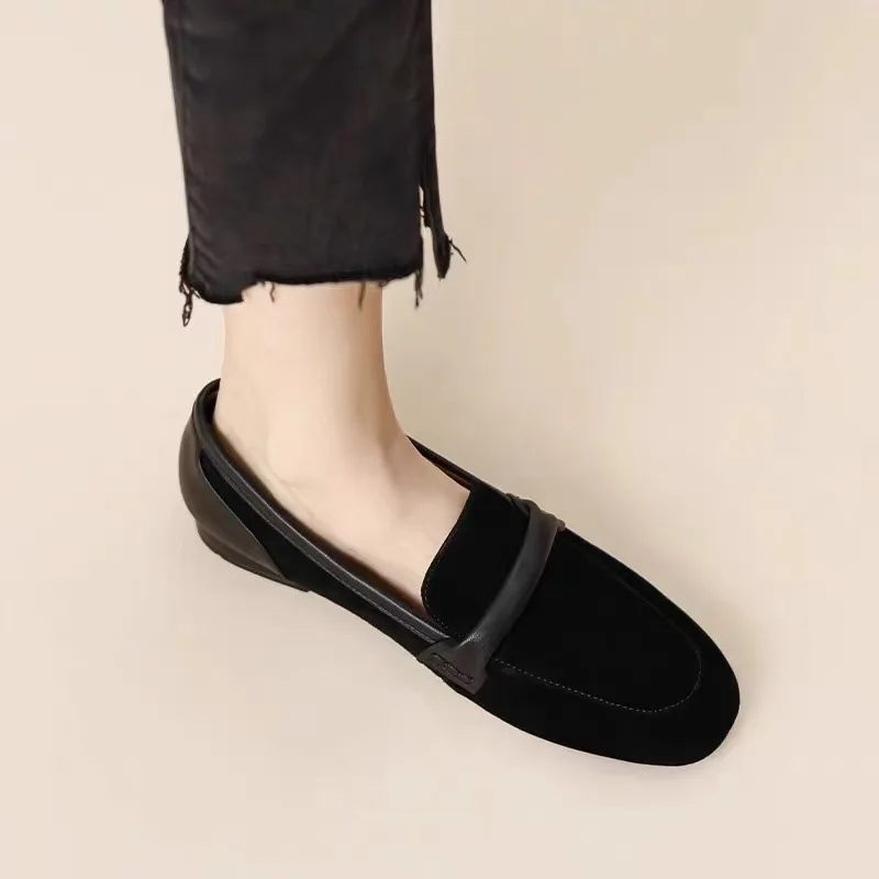 

French Fashion Women's Shoes Spring and Autumn New Style Mary Zhen Le Fu Shoes Retro Non Tiring Women's Singles Shoes，35-40
