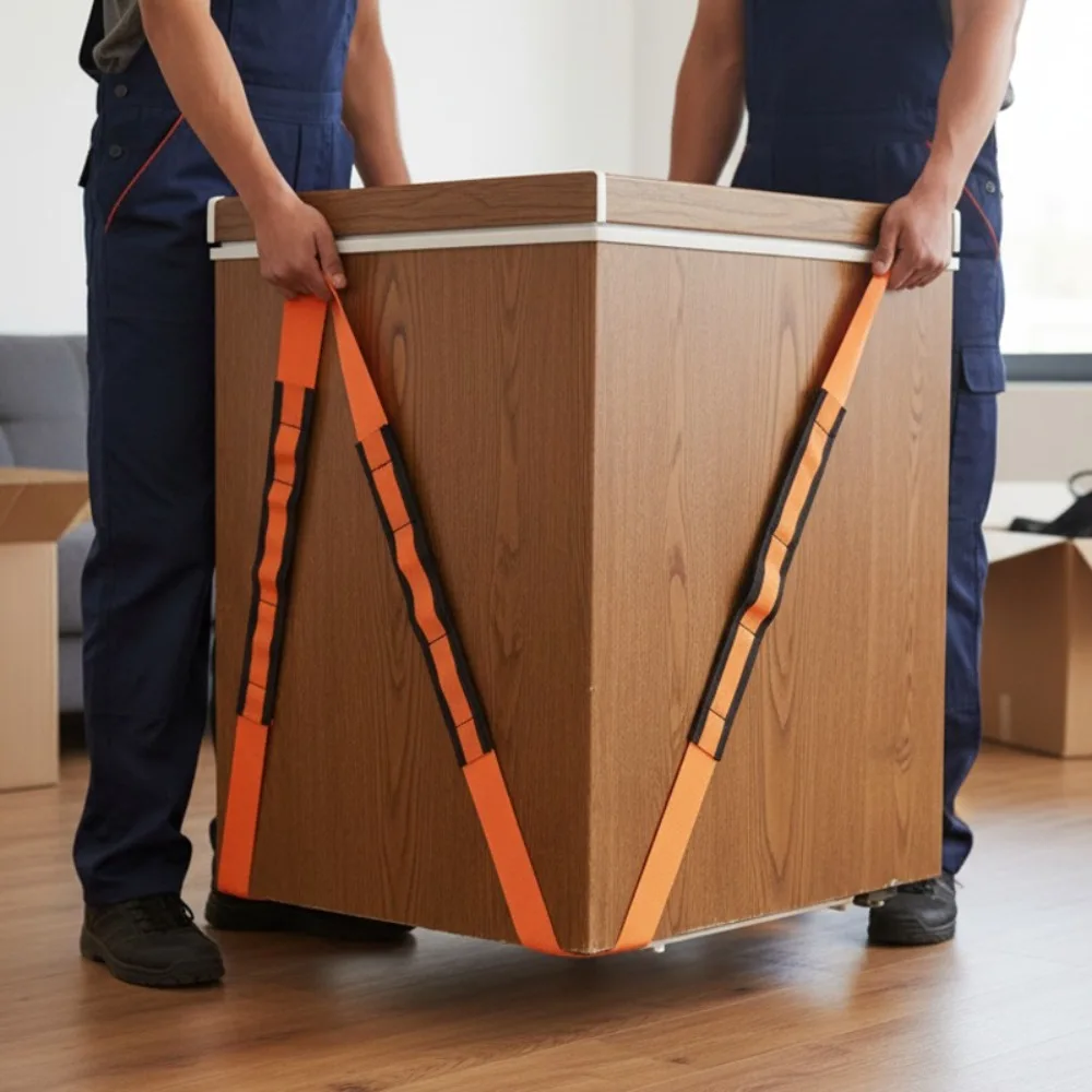 الأثاث المهني الرافعات المتحركة شخصين الثقيلة رفع الأشرطة المحمولة رفع الرافعات معدات نقل المنزل 1 قطعة